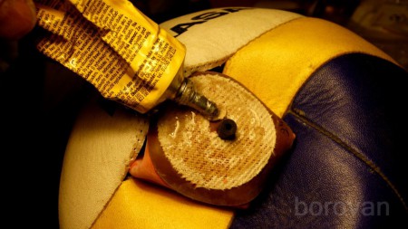 Vložíme novú dušu a nanesieme lepidlo